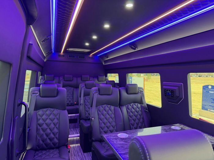 Executive Sprinter seating – Cheyenne limo service