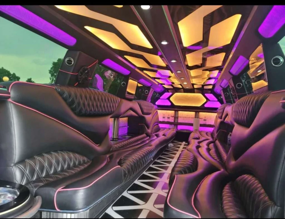 Cheyenne white Cadillac Escalade stretch limo